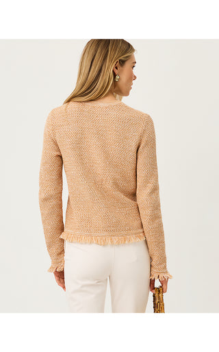 Kelso Cardigan - Iced Latte Marl