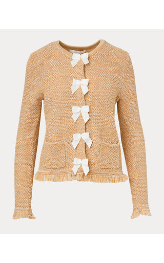 Kelso Cardigan - Iced Latte Marl