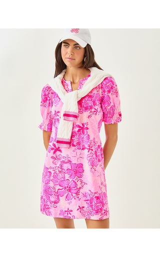 Delsie Dress - Parigi Pink Supporting Squad