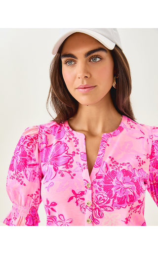 Delsie Dress - Parigi Pink Supporting Squad