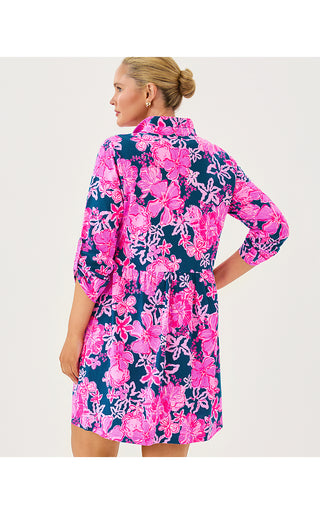 Saralyn Dress - Starlight Navy Once And Floral