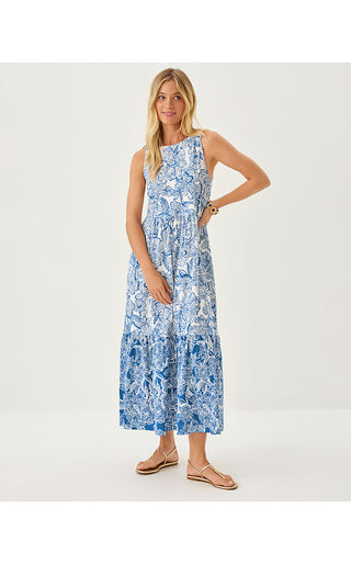 Hayleigh Midi Dress - Starlight Navy Unforgettable