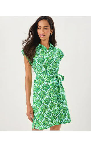Emersyn Dress - Kitts Green Crossgrain Shady Babe