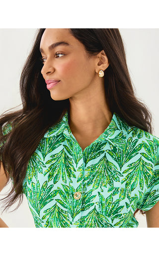 Emersyn Dress - Kitts Green Crossgrain Shady Babe