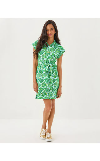 Emersyn Dress - Kitts Green Crossgrain Shady Babe
