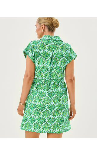 Emersyn Dress - Kitts Green Crossgrain Shady Babe