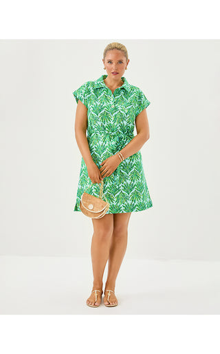 Emersyn Dress - Kitts Green Crossgrain Shady Babe