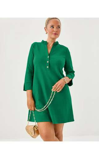 Knightley Dress - Fiddle Leaf Green