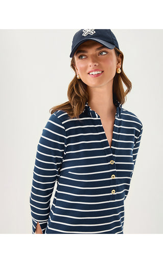 Knightley Dress - Low Tide Navy Heritage Stripe