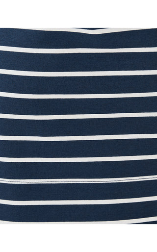 Knightley Dress - Low Tide Navy Heritage Stripe