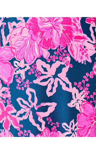 Ryland Midi Dress - Starlight Navy Once And Floral Engineered