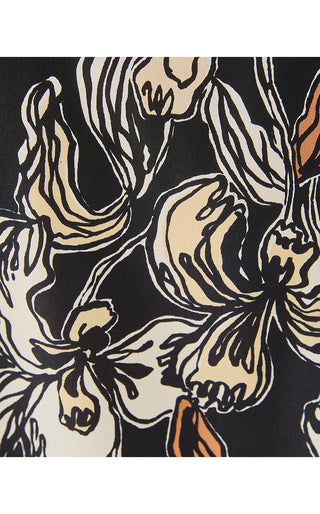 Elanor Silk Top - Onyx Irisistable