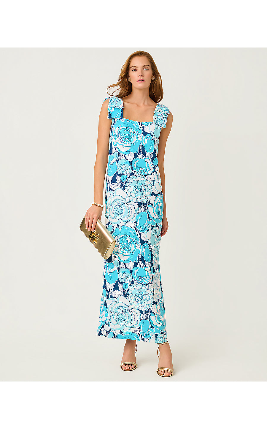 Lilly Pulitzer Bernice Maxi Dress - Capri Blue Rosanna Lilly Pulitzer Bernice Maxi Dress - Capri Blue Rosanna