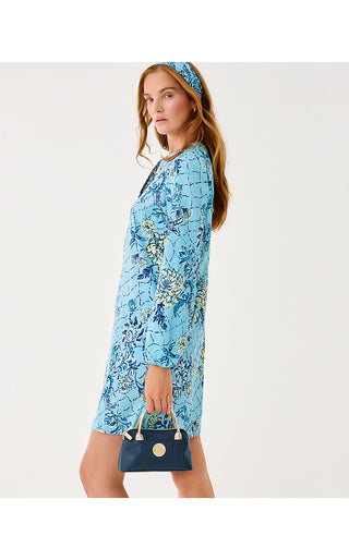 UPF 50+ Ensley Dress - Bellevue Blue Breakers Beach