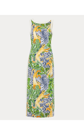 Eleanora Maxi Shift Romper - Multi Palm Prowl Engineered
