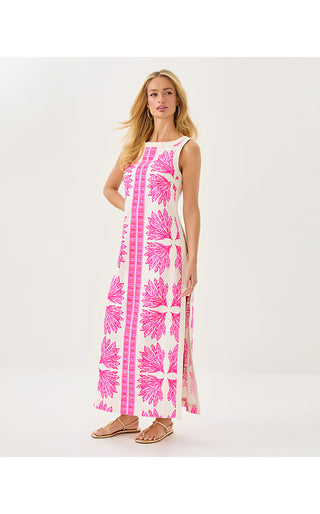 Eleanora Maxi Shift Romper - Pink Bliss Shady Babe Engineered