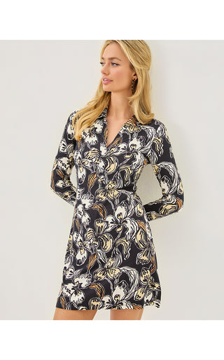 Alalynn Long Sleeve Romper - Onyx Irisistable