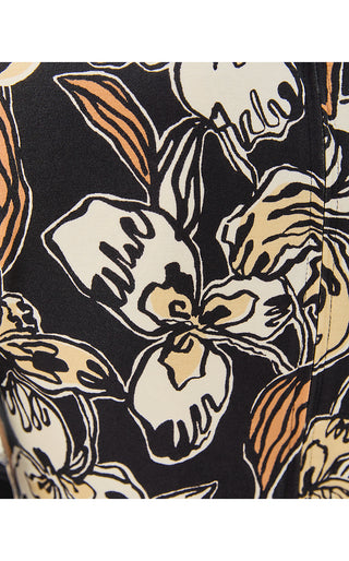 Alalynn Long Sleeve Romper - Onyx Irisistable