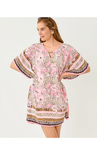 Lindamarie Silk Caftan - Coco Beach Wildness Engineered