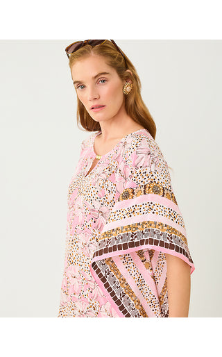 Lindamarie Silk Caftan - Coco Beach Wildness Engineered