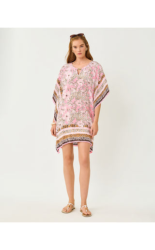 Lindamarie Silk Caftan - Coco Beach Wildness Engineered