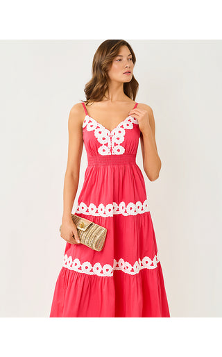 Zanna Midi Dress - Paradise Punch