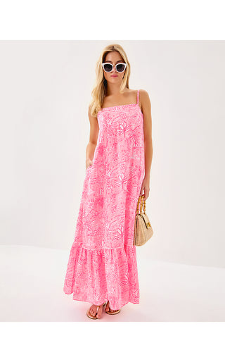 Rozalie  Maxi Dress - Conch Shell Pink Pennys Playground