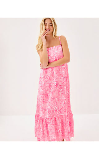 Rozalie  Maxi Dress - Conch Shell Pink Pennys Playground
