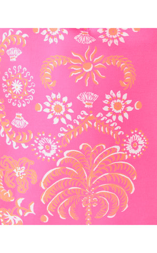 Cohen Skirted Romper - Sunkissed Pink Breezy Palm Engineered Romper