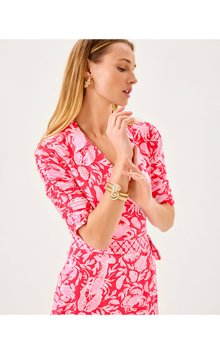 Ibby Skirted Romper - Cane Coral Crab Collab Engineered Romper