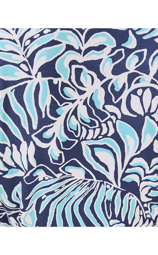 Ibby Skirted Romper - Sapphire Pool Summer Shorelines Engineered