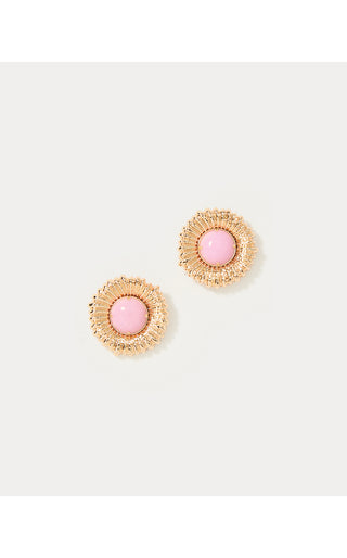 One Final Fling Stud Earrings - Pink Bliss