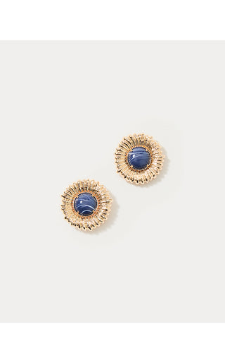 One Final Fling Stud Earrings - Starlight Navy