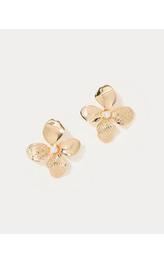 Shady Babe Earrings - Gold Metallic