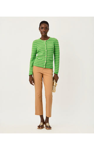 Maysen Cardigan - Chateau Green Beachy Stripe