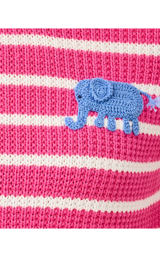 Jovienne Sweater - Pink Aster Shine Bright Stripe