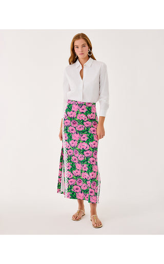 Sanders Maxi Skirt - Low Tide Navy Florrie