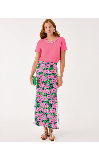 Sanders Maxi Skirt - Low Tide Navy Florrie