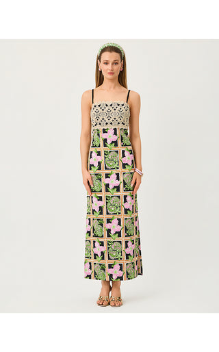 Vena Stretch Maxi Dress - Onyx Window Shopper