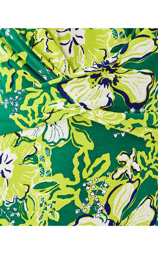 Alessani Maxi Dress - Fiddle Leaf Green Once And Floral