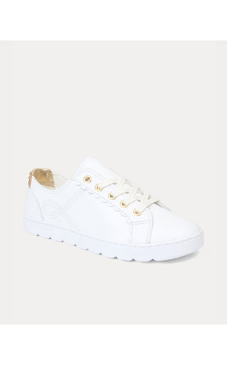 The Lilly Sneaker - Resort White