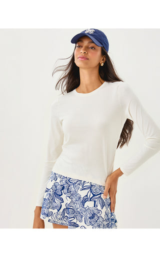 UPF 50+ Luxletic Heston Long Sleeve Tee - Coconut