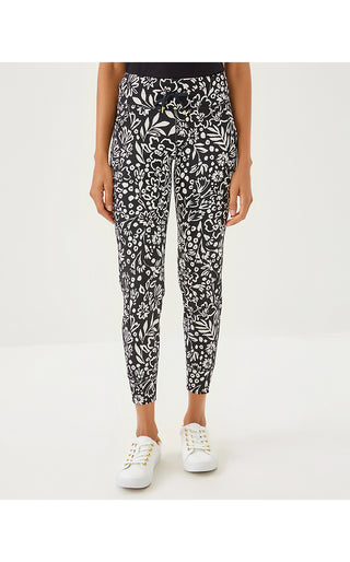 UPF 50+ Luxletic Island Mid Rise Jogger - Noir Purrfect Pounce Knit Jacquard