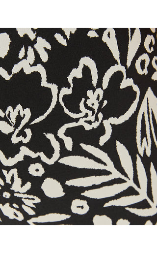 UPF 50+ Luxletic Island Mid Rise Jogger - Noir Purrfect Pounce Knit Jacquard