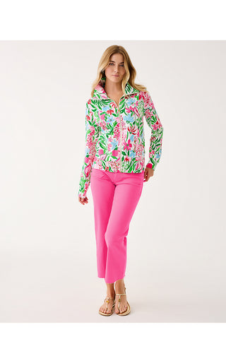 UPF 50+ Eleni Zip-Up Jacket - Multi Glowing Gardens