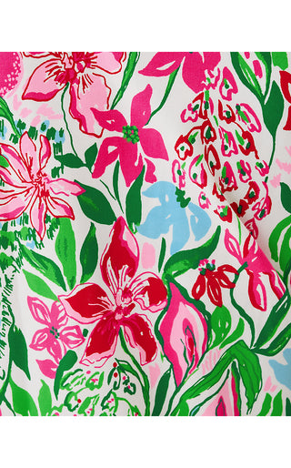 UPF 50+ Eleni Zip-Up Jacket - Multi Glowing Gardens