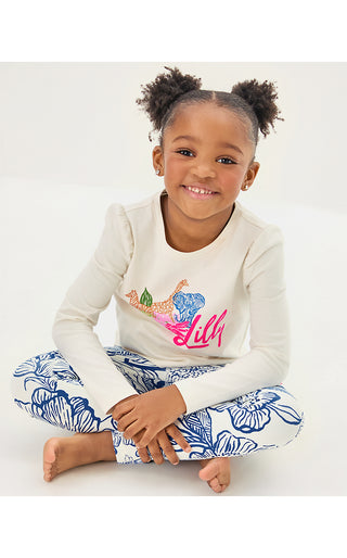 Girls Mini Jansen Long Sleeved Sweatshirt - Multi Endless Animals Summer Graphic