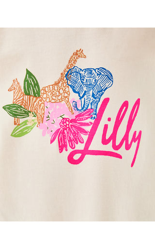 Girls Mini Jansen Long Sleeved Sweatshirt - Multi Endless Animals Summer Graphic