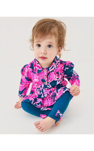 Mags Infant Tunic & Legging Set - Starlight Navy Once And Floral