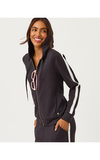 UPF 50+ Fenella Zip-Up Hoodie - Noir